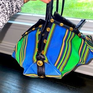 Gianni Versace BNWT rare multicolor octagon bag